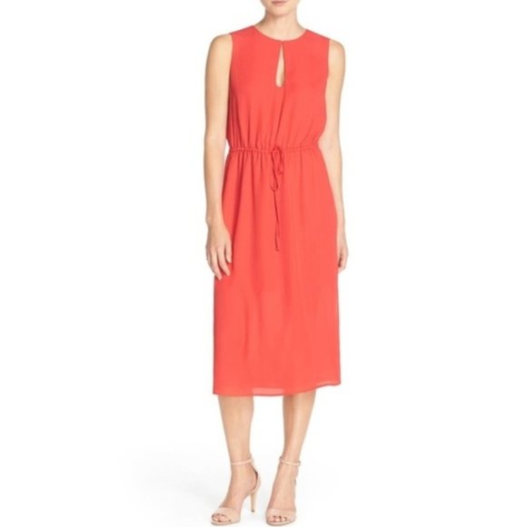 Charles Henry Dresses & Skirts - NWT Charles Henry Drawstring Scarlet Dress #3381